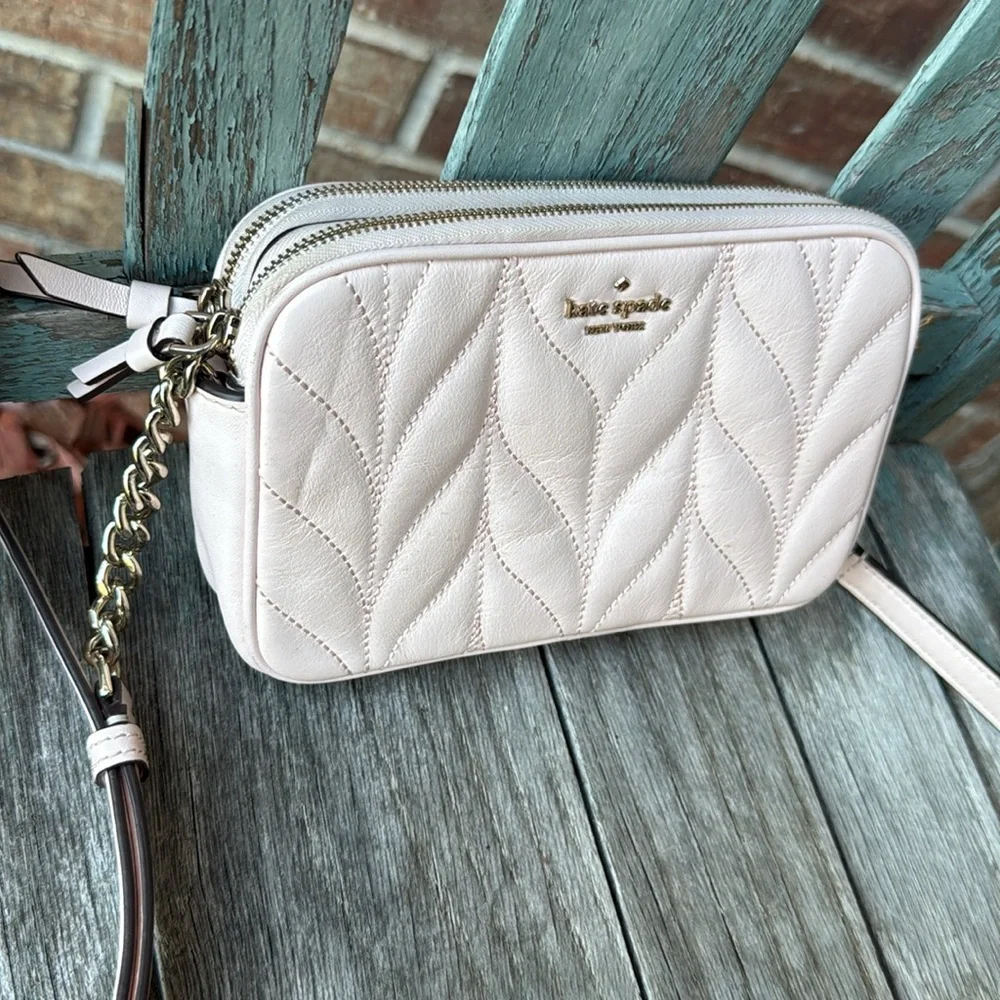 Kate Spade Light Pink Briar Lane Quilted Crossbody Bag